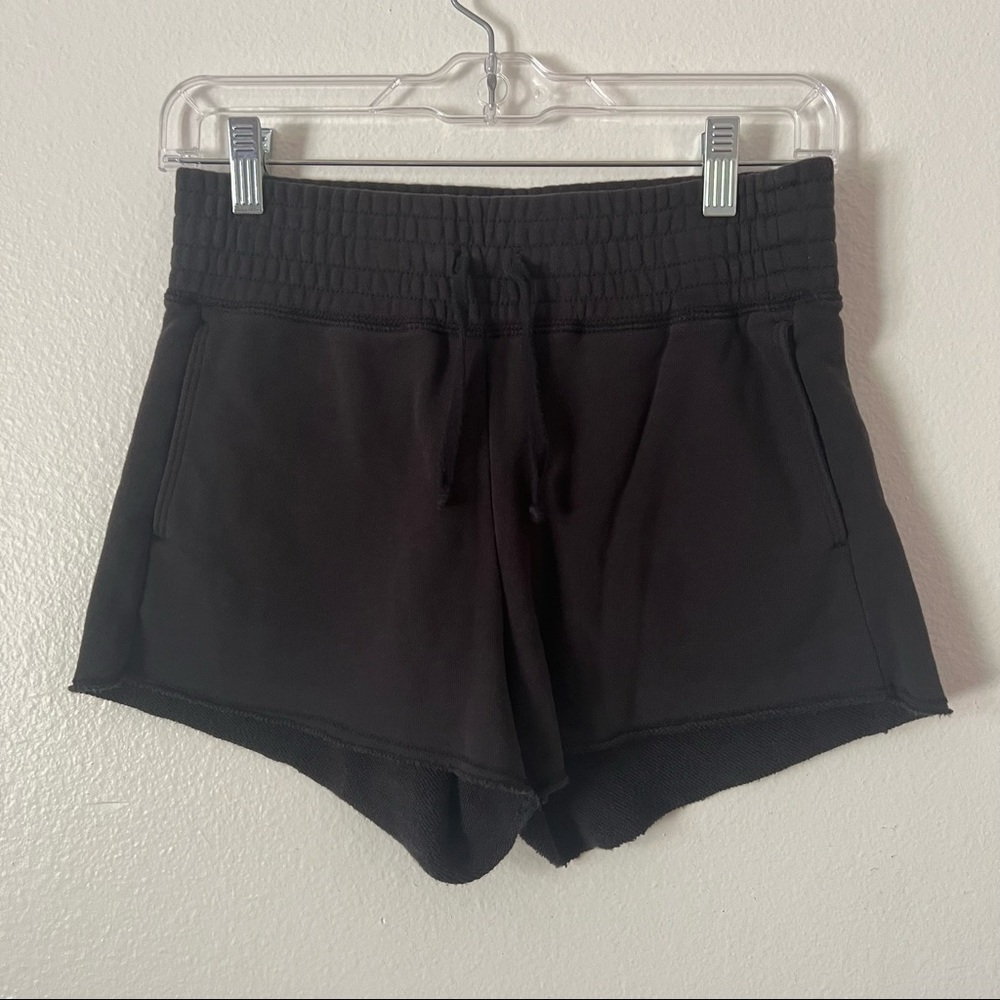 NWOT Abercrombie & Fitch Soft Drawstring Lounge Sweat Shorts Dark Gray XS
